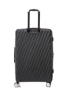 Madden NYC, Aesthetic Soft Side 28 inch Expandable Checked Luggage, Black