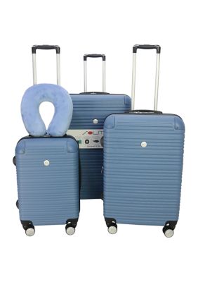 Savoie Expandable Upright Spinner and Adult Neck Pillow 4-Piece Set