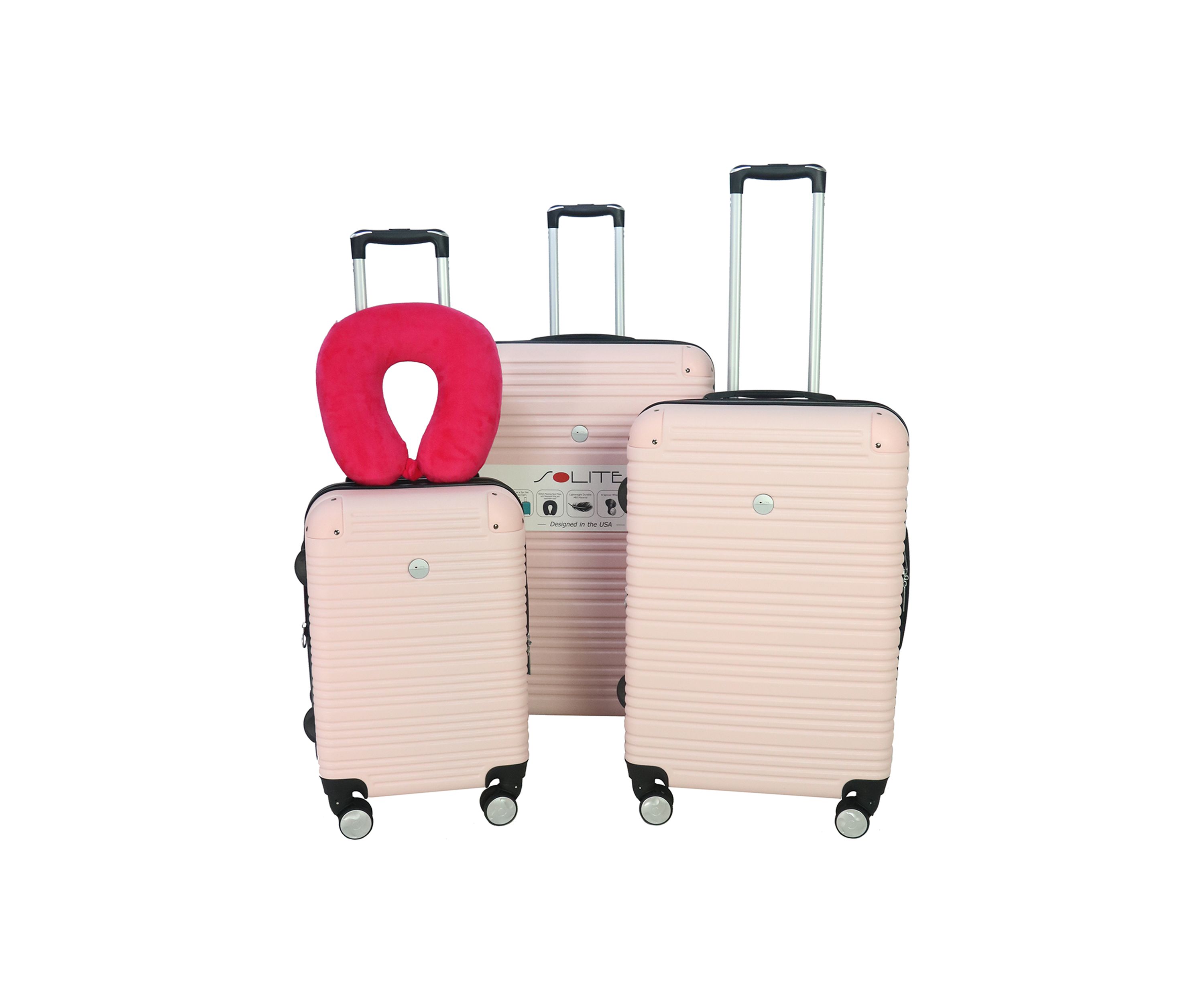 Savoie Expandable Upright Spinner and Adult Neck Pillow 4-Piece Set