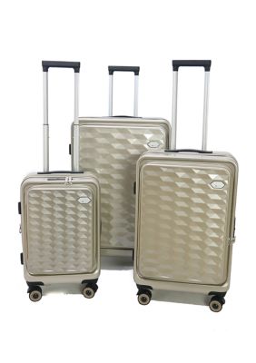 Aspen Carry On Expandable Upright Spinner Luggage Set