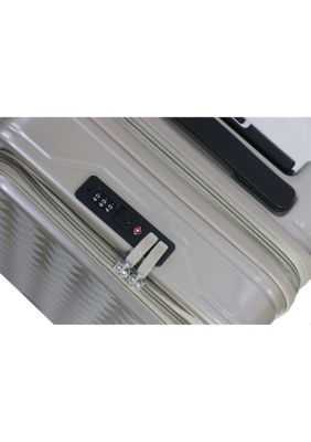 Aspen Carry On Expandable Upright Spinner Luggage Set