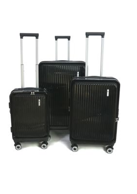 Phoenix Expandable Spinner 3 Piece Upright Luggage Set