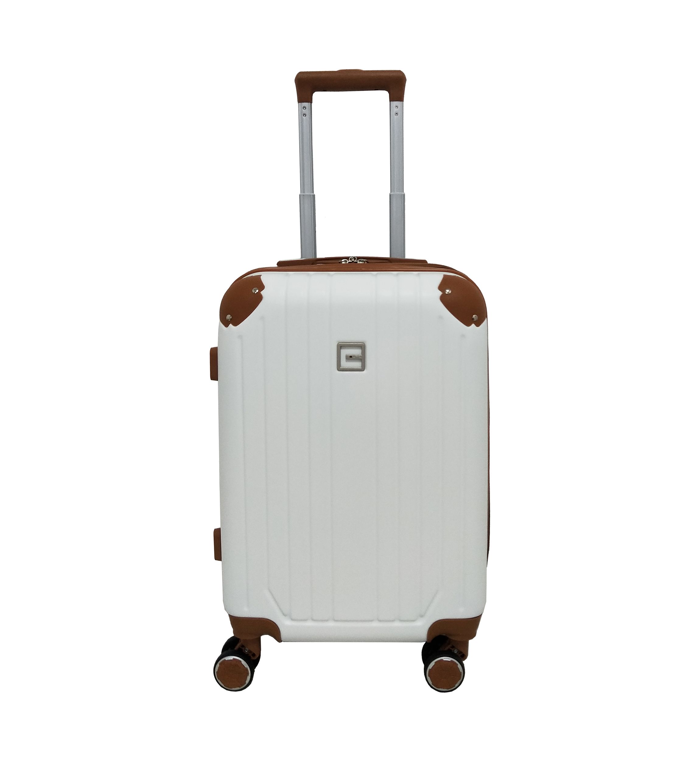 Harlow Expandable Spinner Upright Luggage Set with 2 Packing Cubes