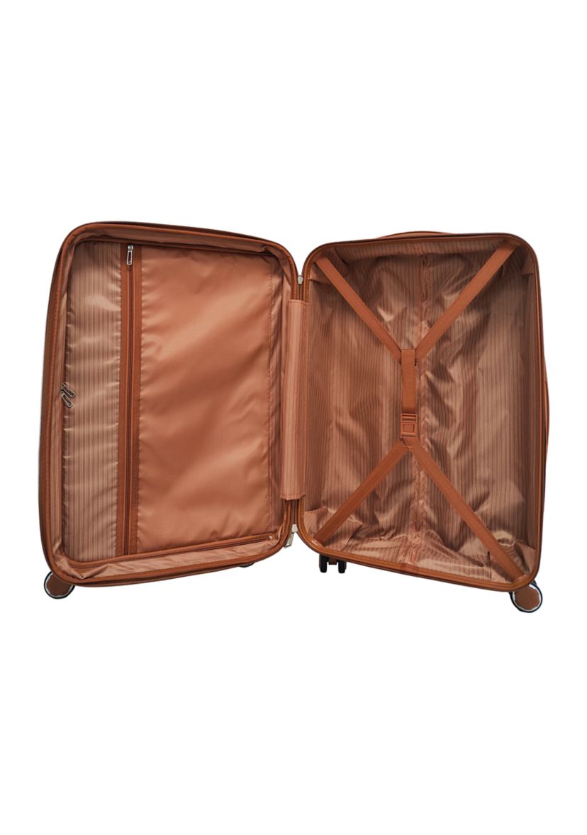 Harlow Expandable Spinner Upright Luggage Set with 2 Packing Cubes