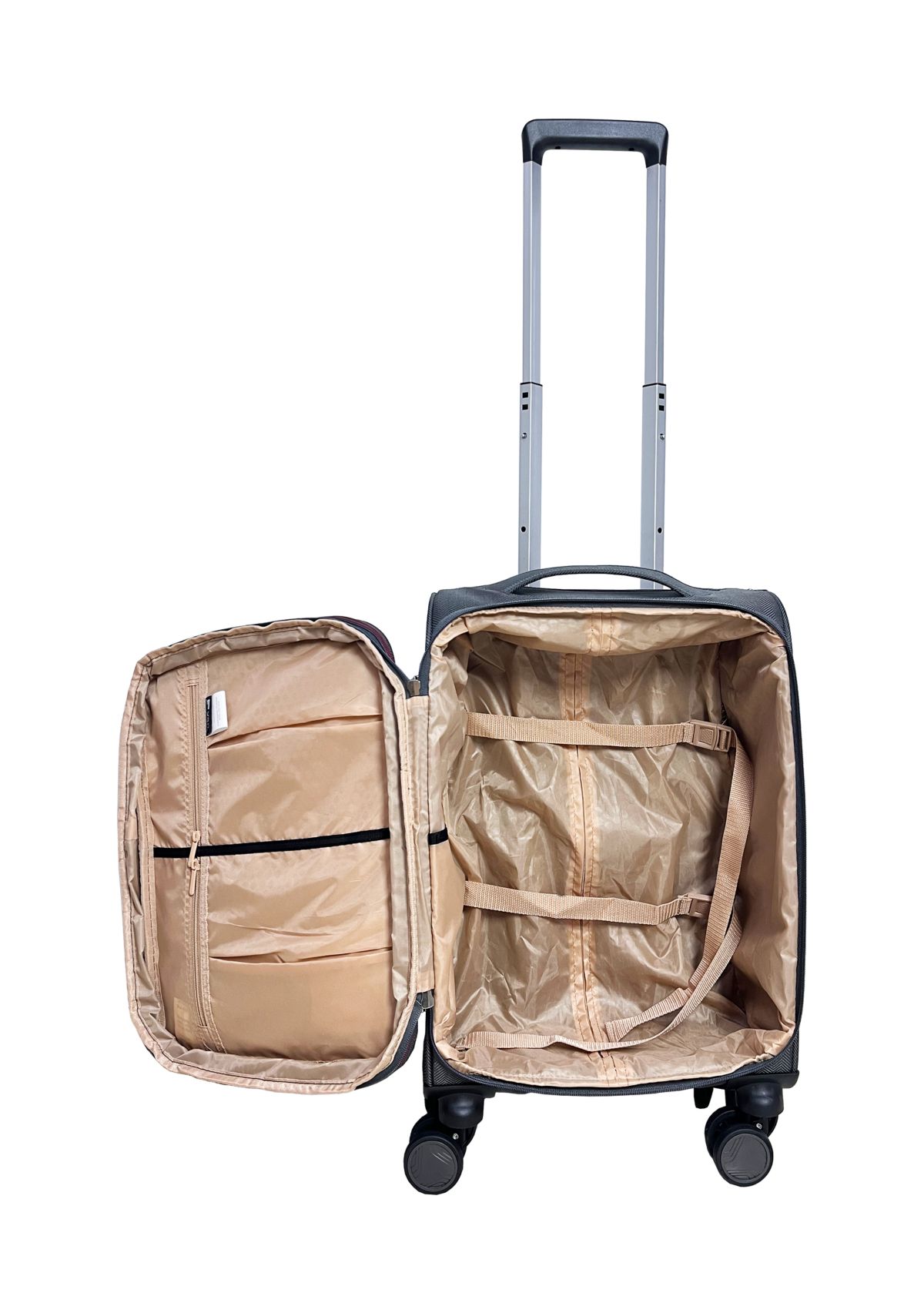 Ashton Gray Expandable Spinner Upright Luggage