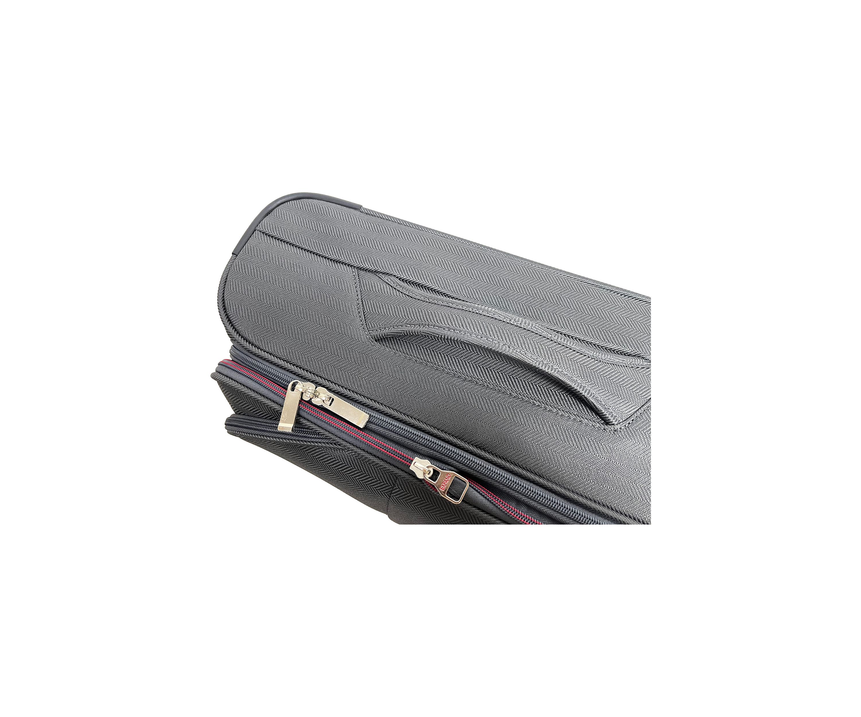 Ashton Gray Expandable Spinner Upright Luggage