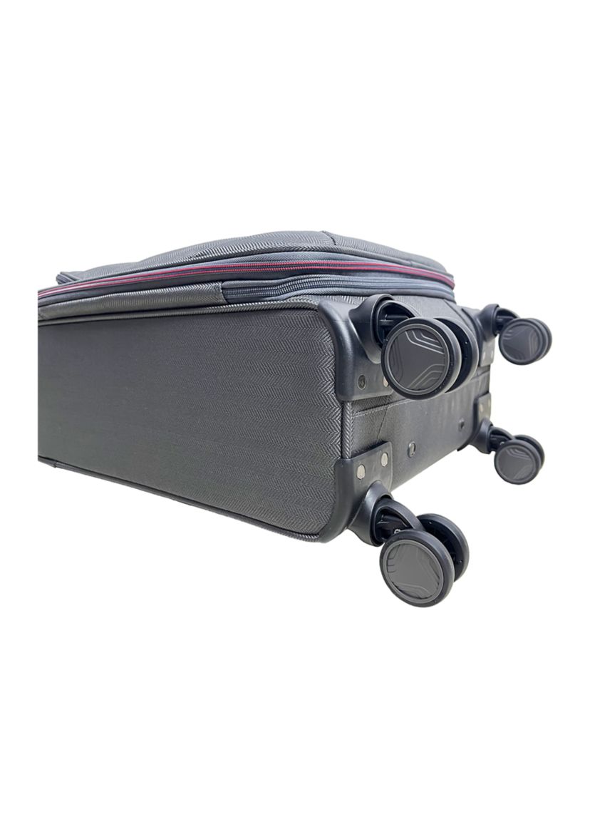 Ashton Gray Expandable Spinner Upright Luggage