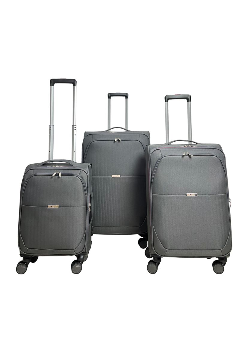 Ashton Gray Expandable Spinner Upright Luggage