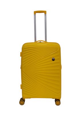 Rowan Yellow Expandable Spinner Upright Luggage Set