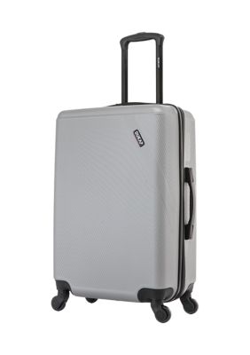 DUKAP Discovery Lightweight Hardside Spinner 24 inch, Silver
