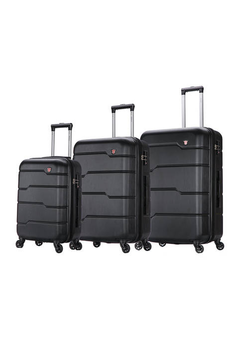 DUKAP Rodez Lightweight Hardside 3 Piece Luggage Set