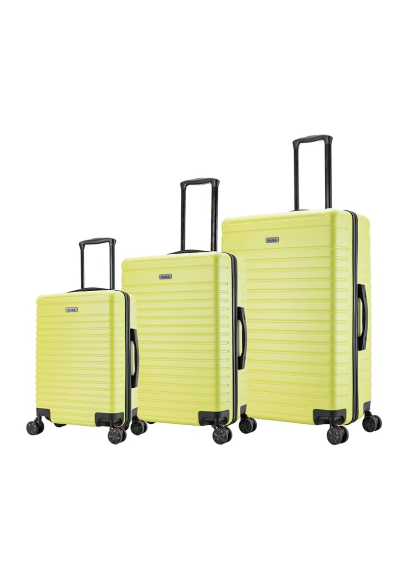 Deep lightweight hardside spinner 3 piece luggage set  20,24, 28 inch