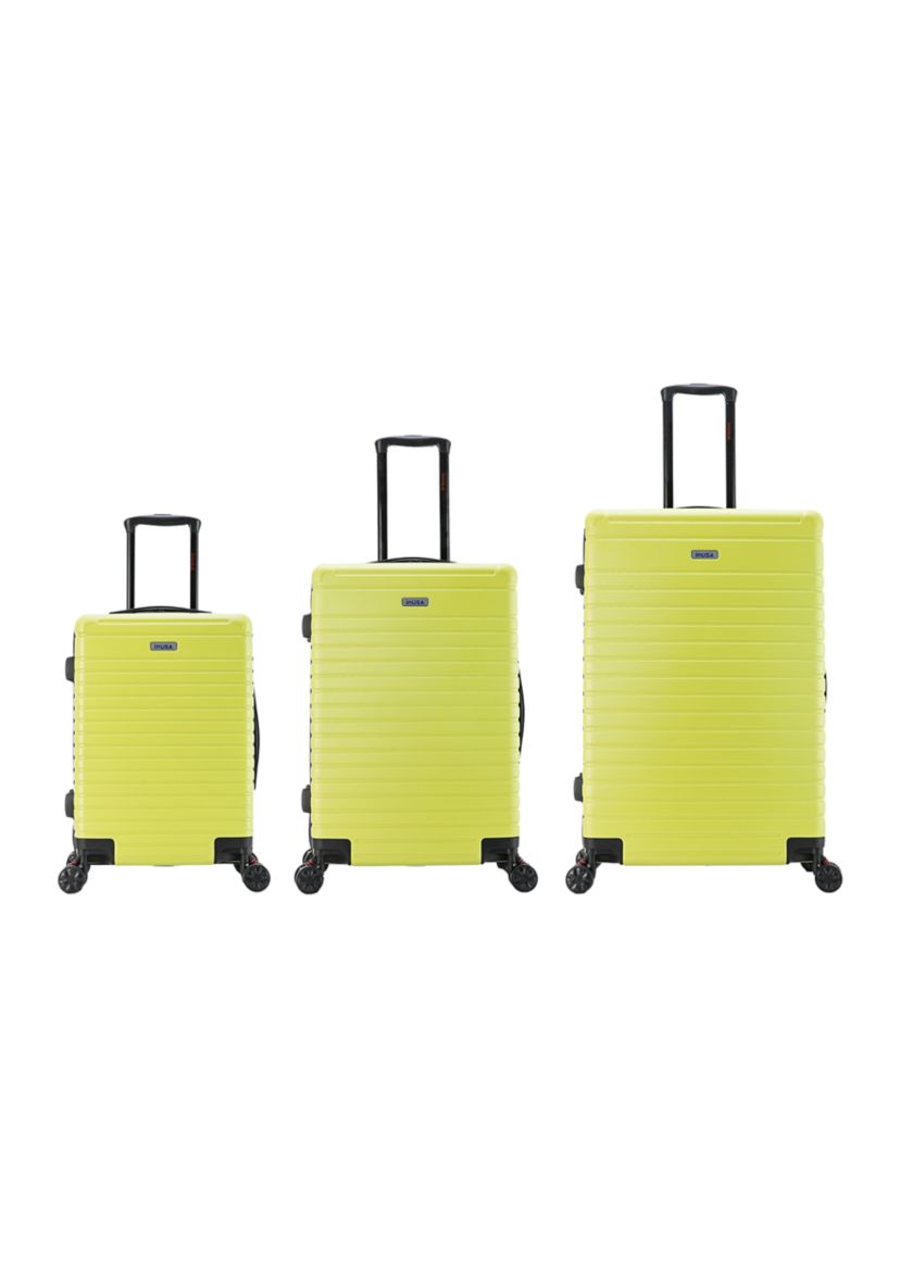 Deep lightweight hardside spinner 3 piece luggage set  20,24, 28 inch