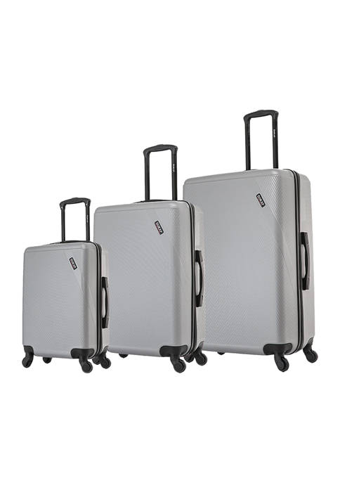 DUKAP Discovery Lightweight Hardside Spinner 3 Piece Luggage