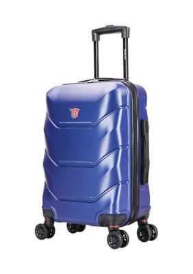 DUKAP Zonix Lightweight Hardside Spinner 20'' inch carry-on, Blue, 20 in