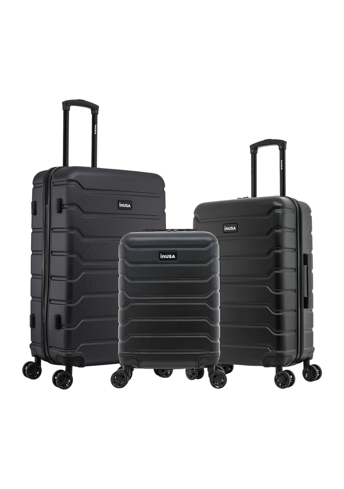 Trend lightweight hardside spinner 3 piece luggage set  20,24, 28 inch