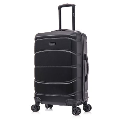 DUKAP Sense Lightweight Hardside Spinner Luggage 24", Black