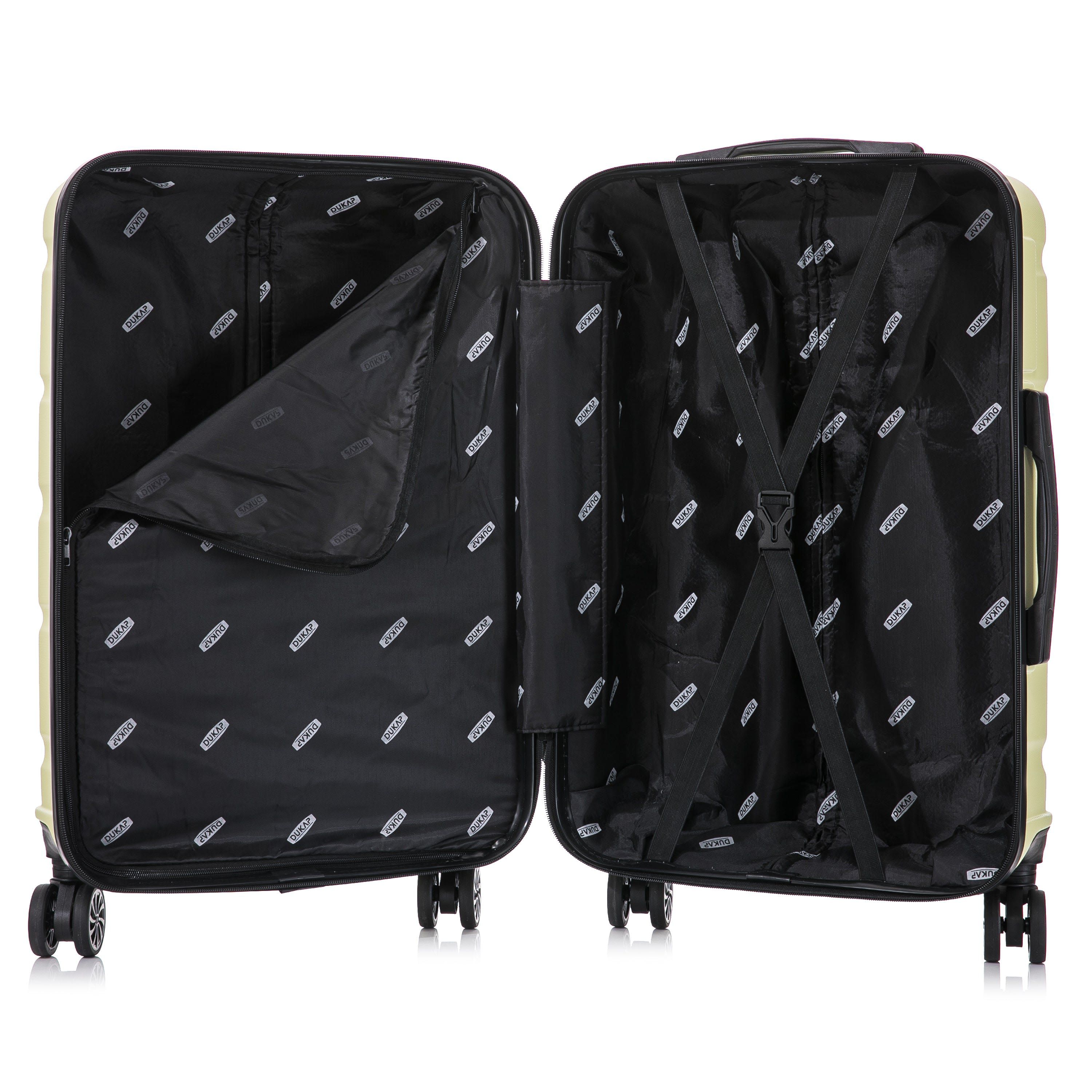 DUKAP Sense Lightweight Hardside Spinner 3 Piece Luggage Set  20"/24"/28"