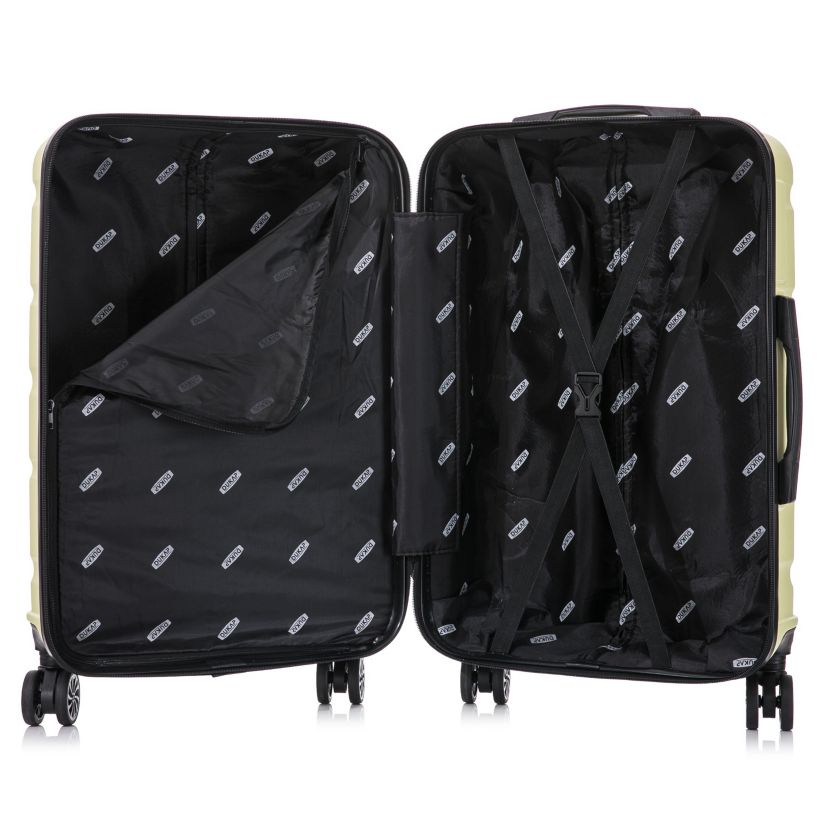DUKAP Sense Lightweight Hardside Spinner 3 Piece Luggage Set  20"/24"/28"