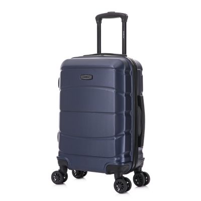 DUKAP Sense Lightweight Hardside Spinner Luggage 20" Carry-On, Blue, 20 in