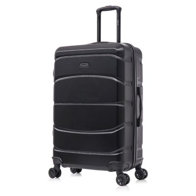 DUKAP Sense Lightweight Hardside Spinner Luggage 28", Black