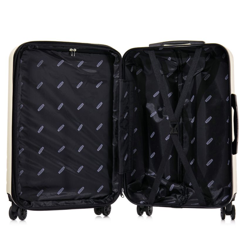 DUKAP Zahav Lightweight Hardside Spinner 3 Piece Luggage Set  20"/24"/28"