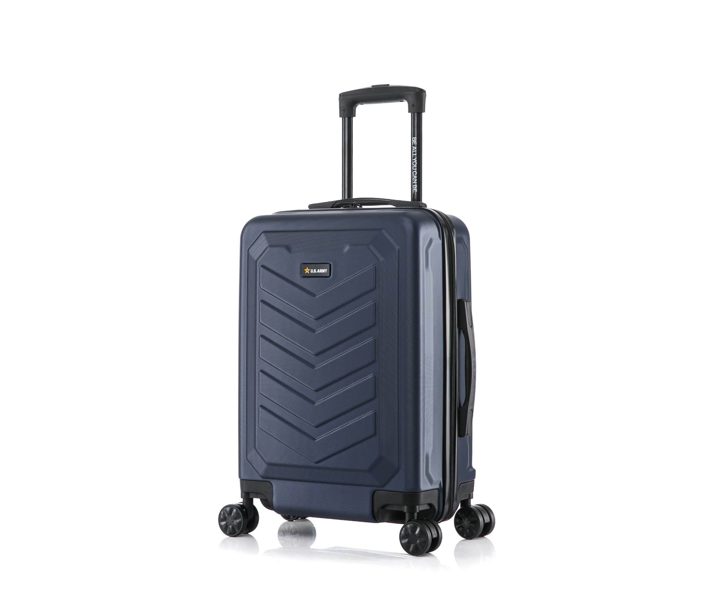 U.S. ARMY FOX 20" Carry-On Suitcase Navy Blue