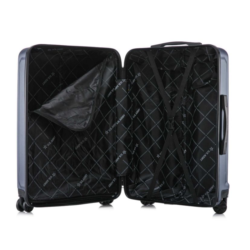 U.S. Army FOX 3-Piece Luggage Set 20”/24”/28” Black