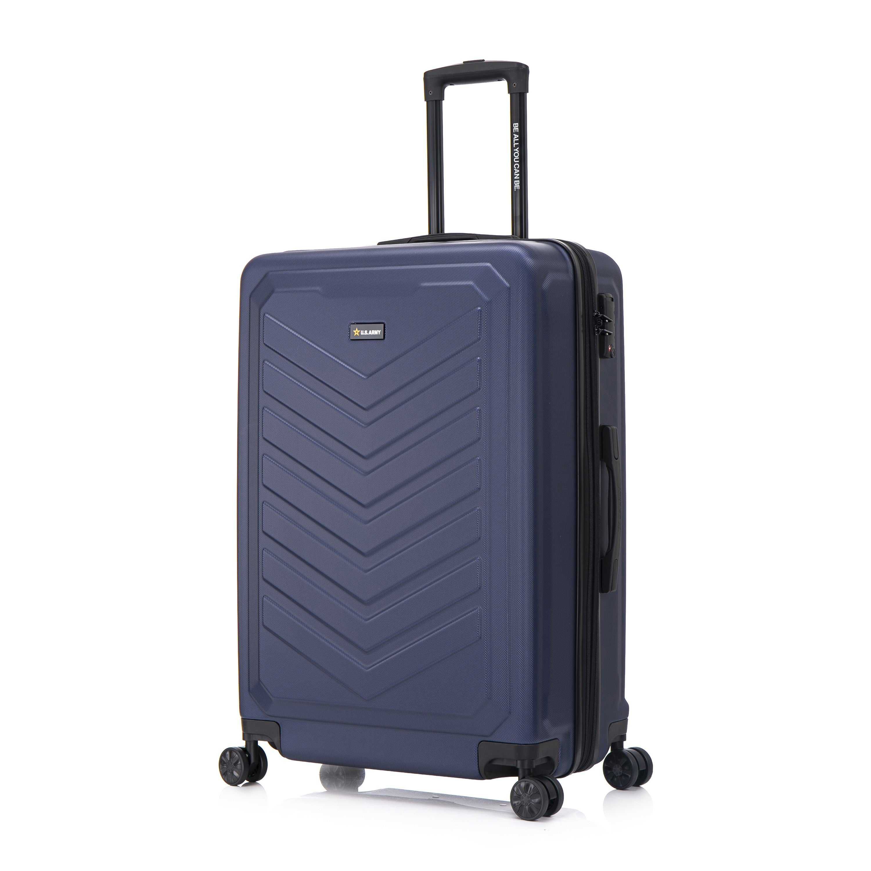 U.S. ARMY FOX PRO 28 Expandable Large Suitcase with TSA Lock Olive Drab