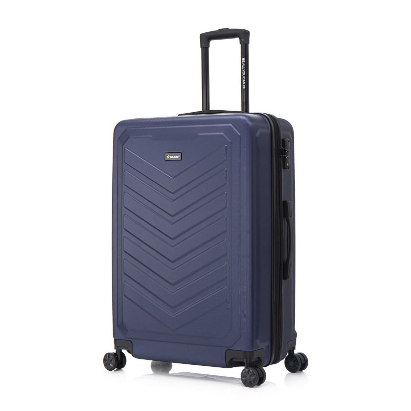 U.S. ARMY FOX PRO 28 Expandable Large Suitcase with TSA Lock Olive Drab