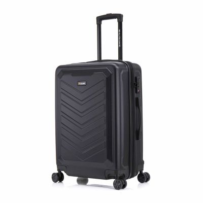 US Army U.S. ARMY FOX PRO 24'' Expandable Medium Suitcase with TSA Lock Olive Drab, Black
