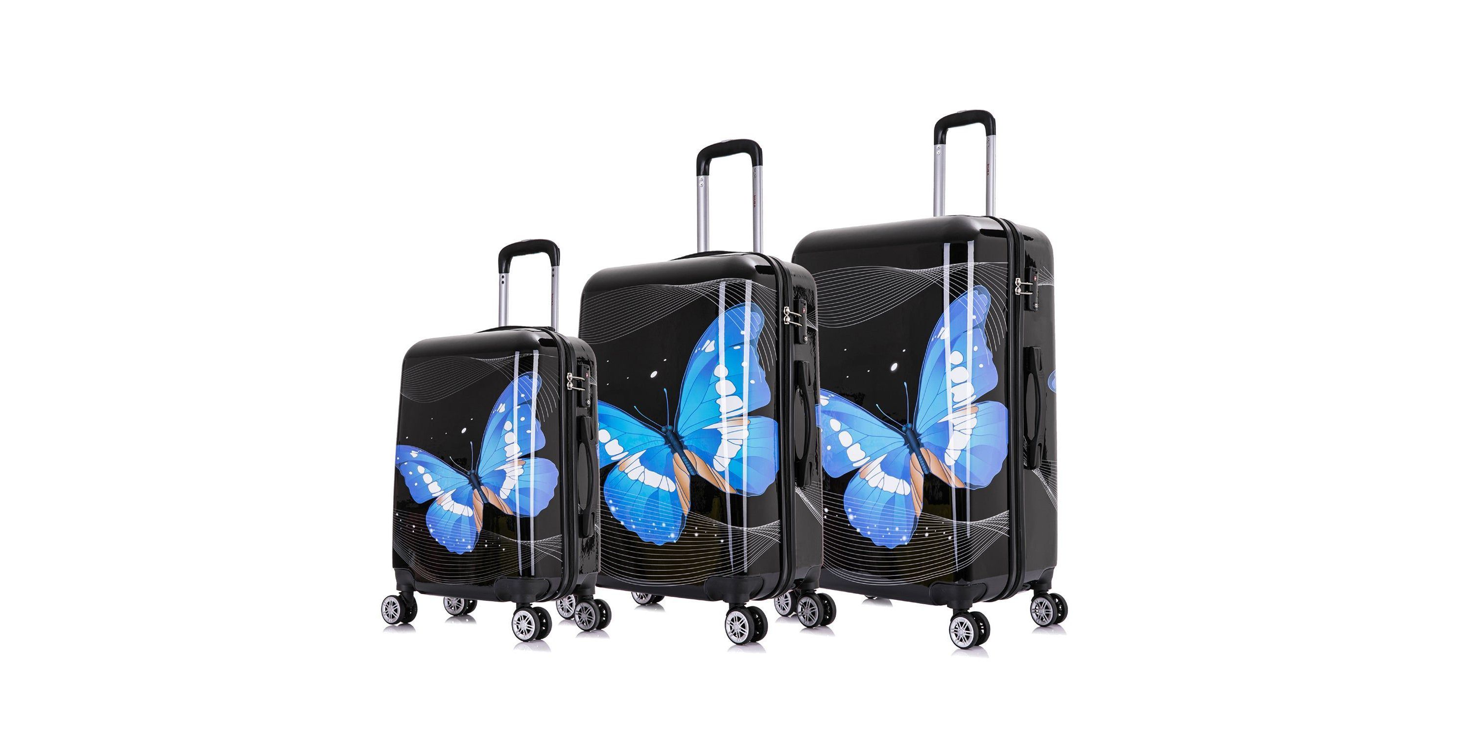 Prints Lightweight Hardside Spinner 3 Piece Set 20,24,28 inch