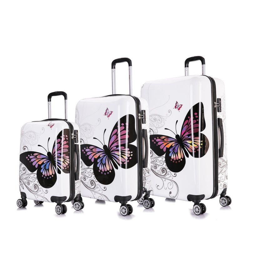 Prints Lightweight Hardside Spinner 3 Piece Set 20,24,28 inch