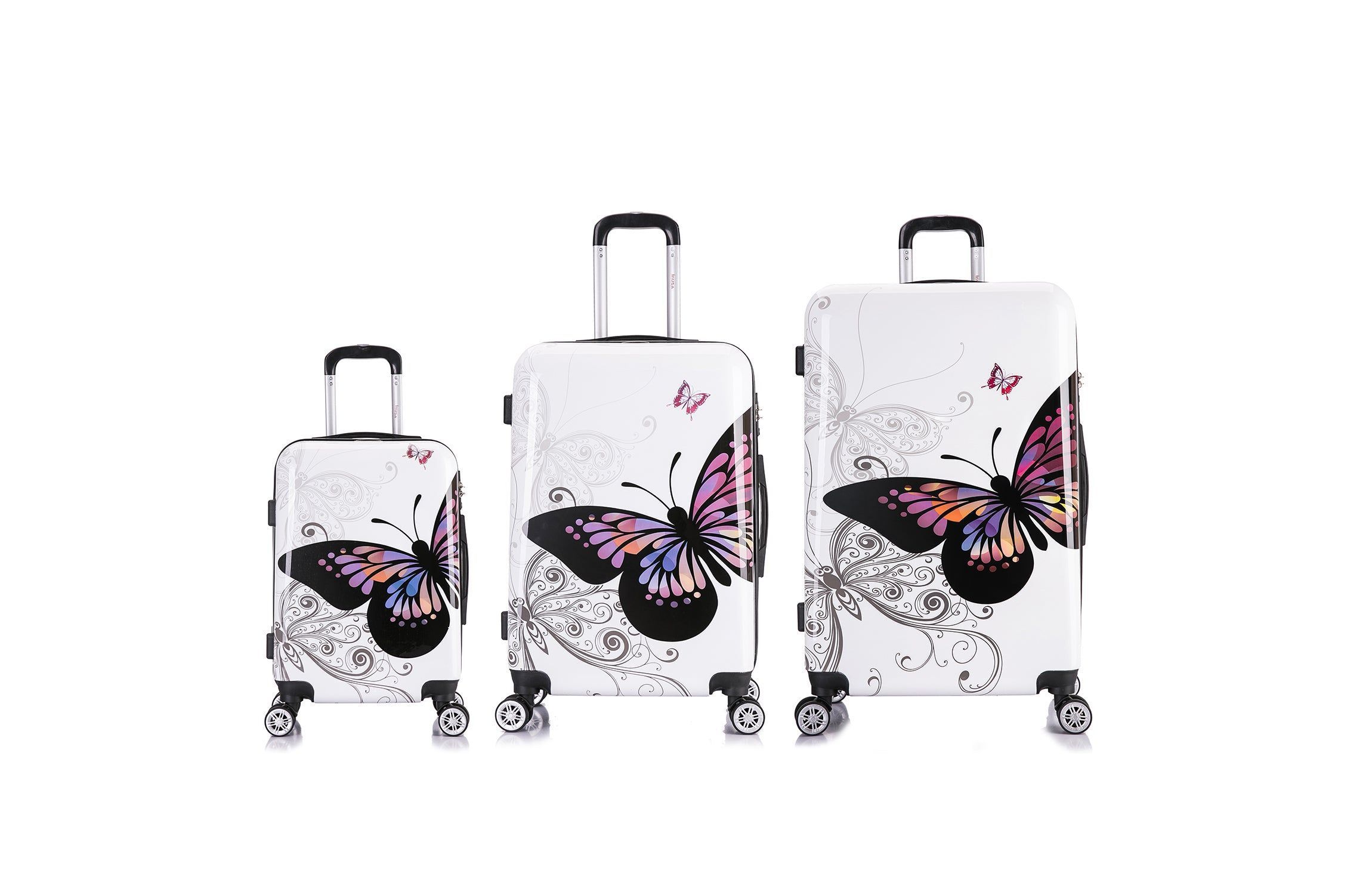 Prints Lightweight Hardside Spinner 3 Piece Set 20,24,28 inch