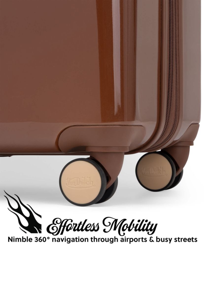 Von Dutch Eyeflight 3-Piece Expandable Hardside Spinner Luggage