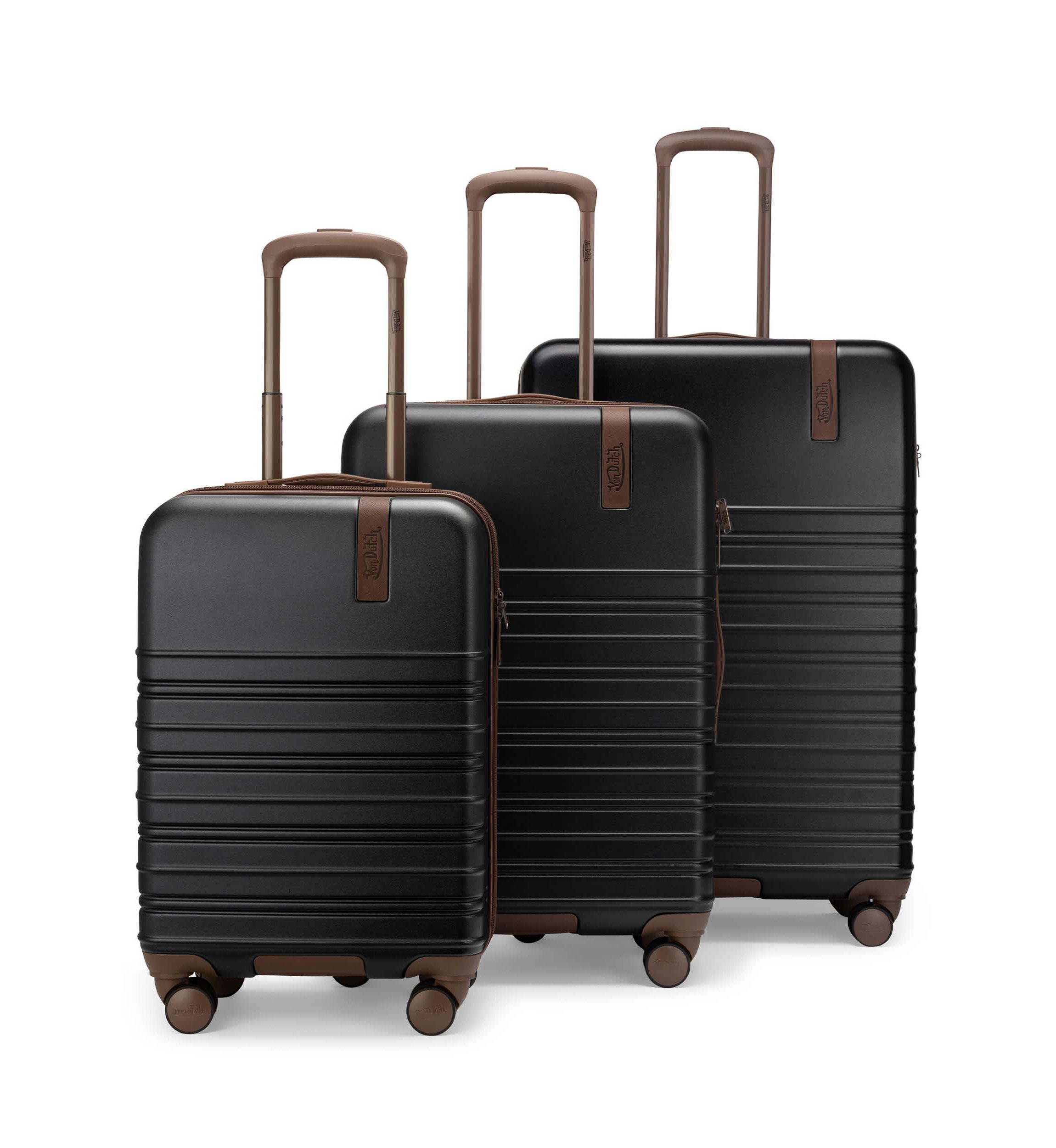 ソガペール 3本セット　バックビンテージ Von Dutch Retro Trek 3-Piece Expandable Hardside Spinner Luggage