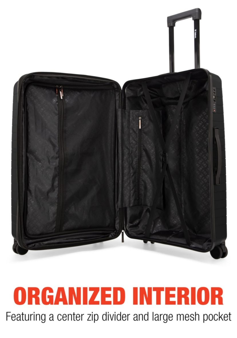 Bobcat® Excavator 3-Piece Expandable Hardside Spinner Luggage Set with TSA Lock
