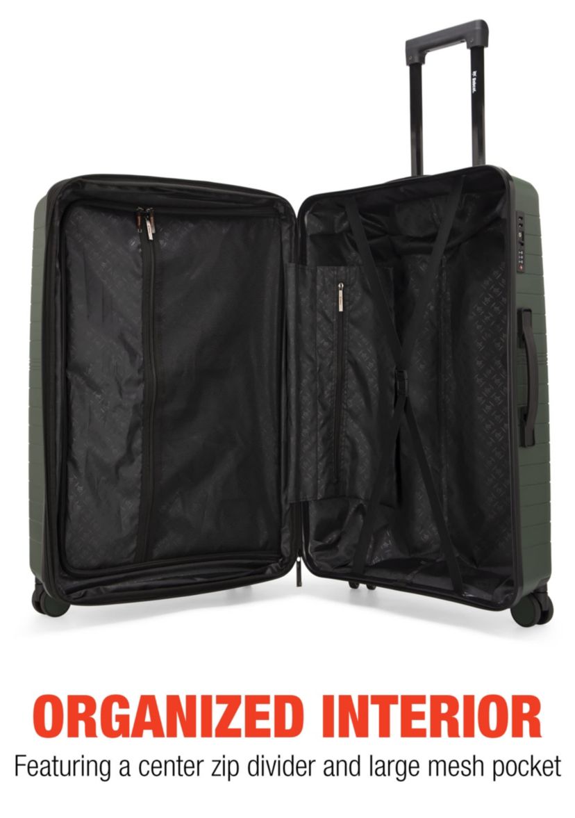 Bobcat® Excavator 3-Piece Expandable Hardside Spinner Luggage Set with TSA Lock