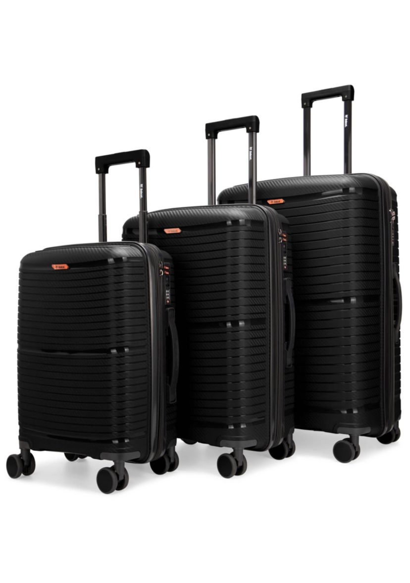 Bobcat® Trencher 3-Piece Expandable Hardside Spinner Luggage Set with TSA Lock
