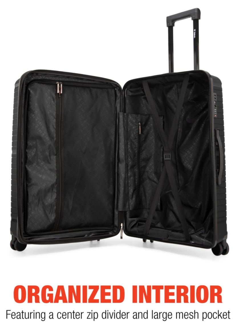 Bobcat® Trencher 3-Piece Expandable Hardside Spinner Luggage Set with TSA Lock