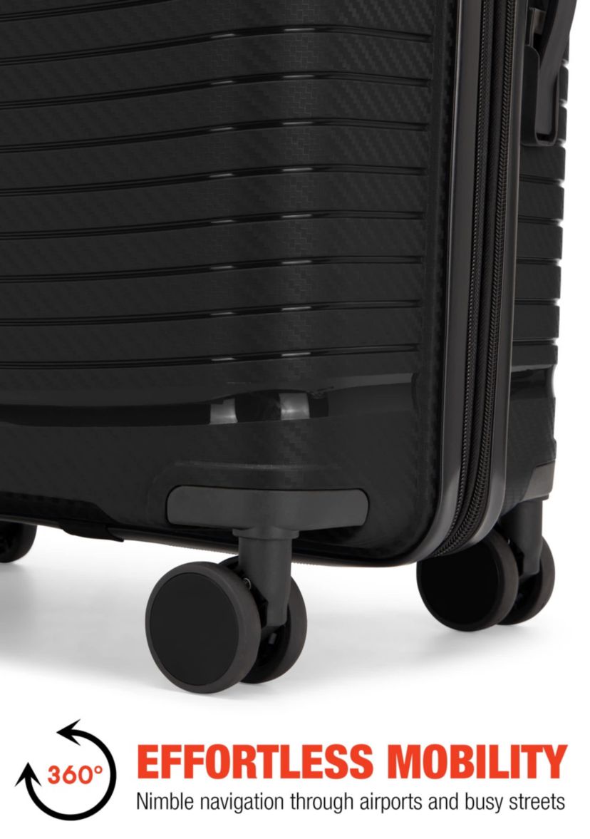 Bobcat® Trencher 3-Piece Expandable Hardside Spinner Luggage Set with TSA Lock