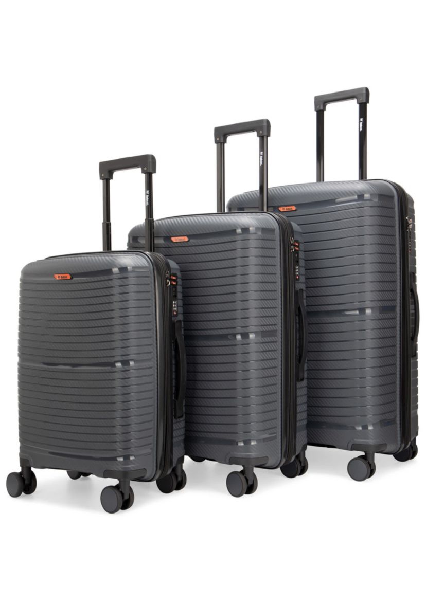 Bobcat® Trencher 3-Piece Expandable Hardside Spinner Luggage Set with TSA Lock