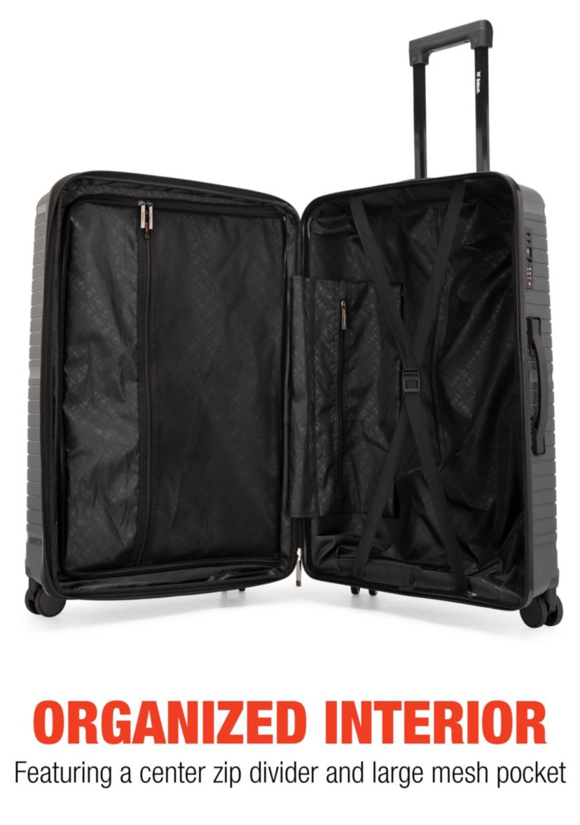Bobcat® Trencher 3-Piece Expandable Hardside Spinner Luggage Set with TSA Lock