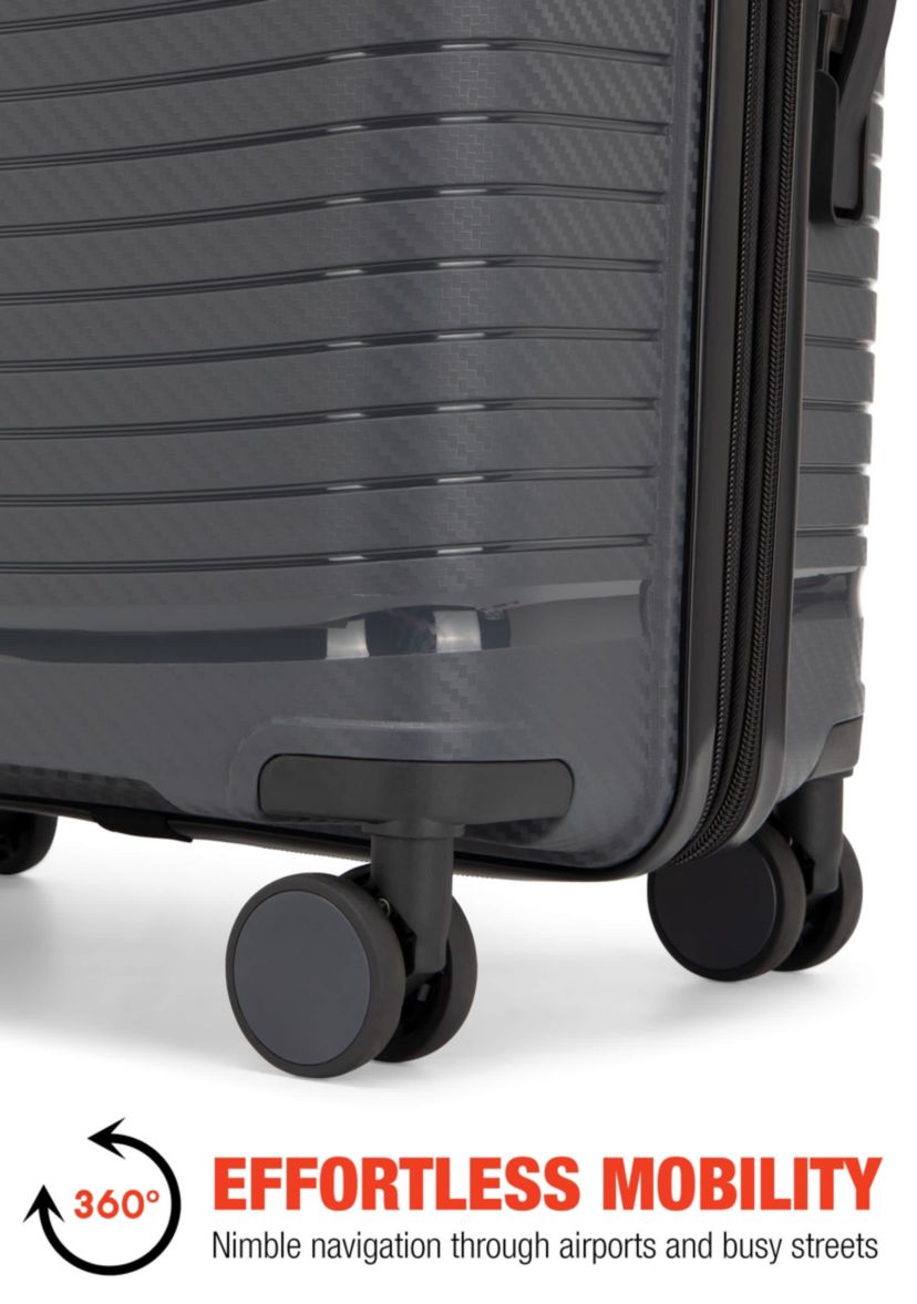 Bobcat® Trencher 3-Piece Expandable Hardside Spinner Luggage Set with TSA Lock
