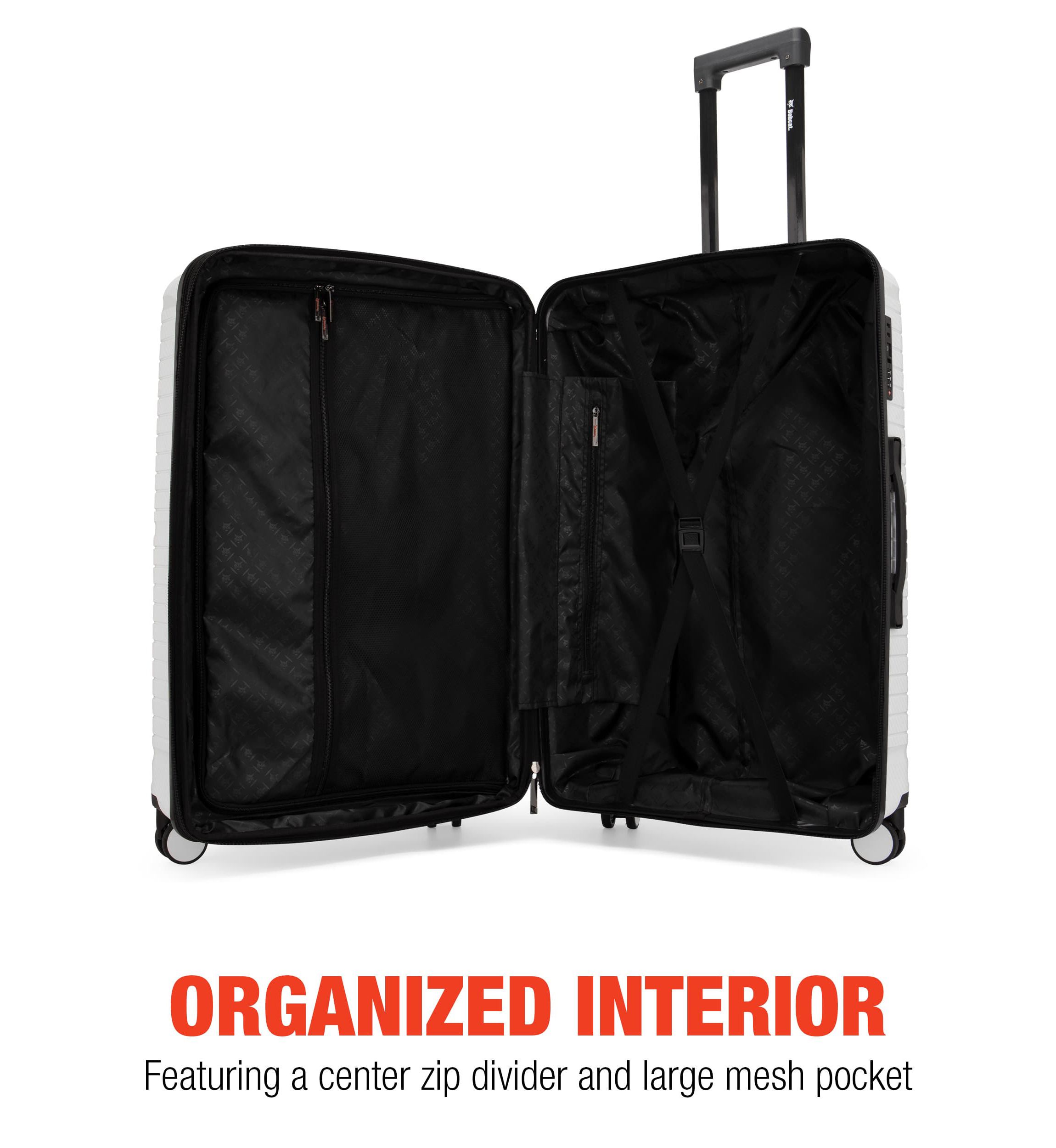 Bobcat® Trencher 3-Piece Expandable Hardside Spinner Luggage Set with TSA Lock