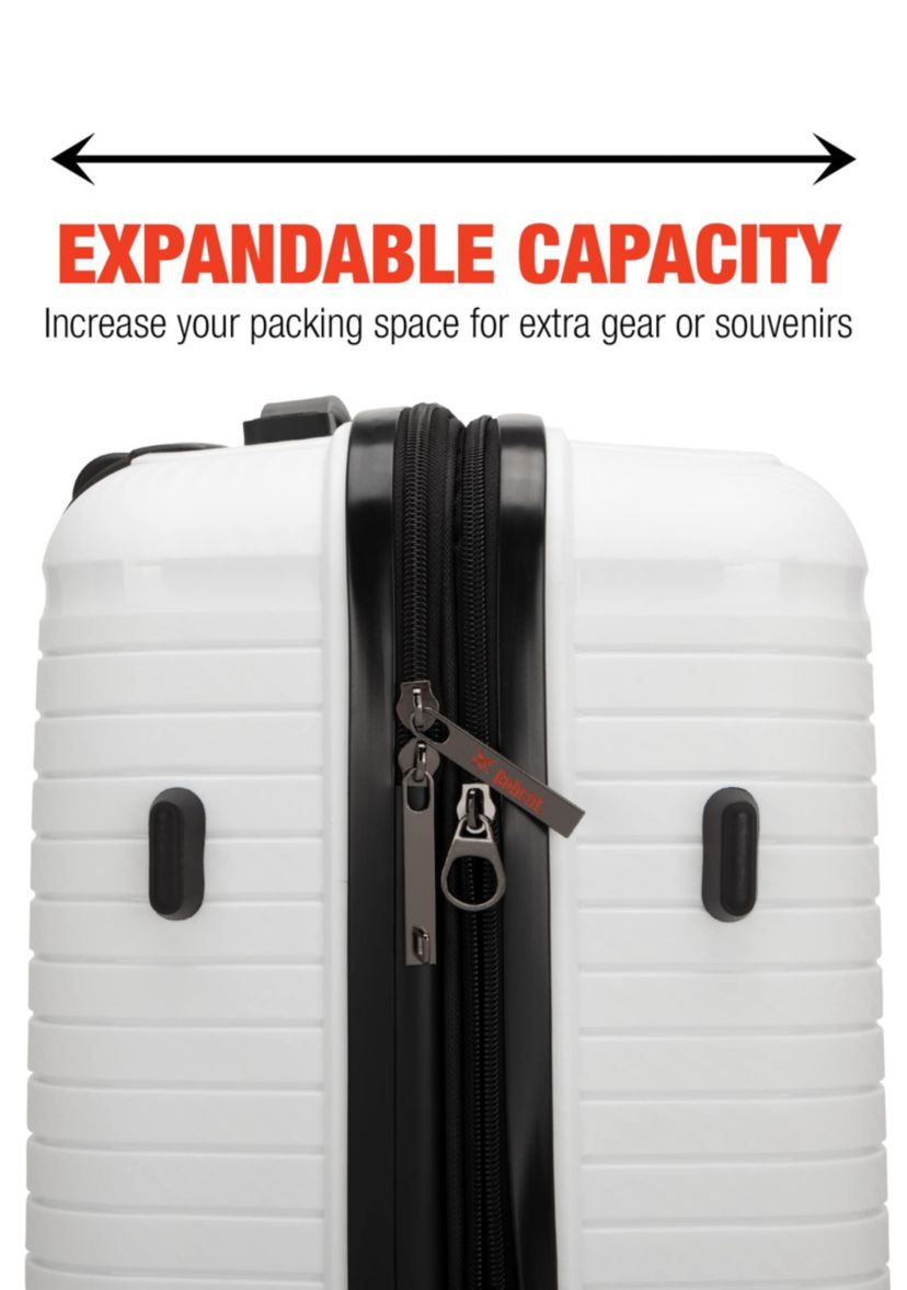 Bobcat® Trencher 3-Piece Expandable Hardside Spinner Luggage Set with TSA Lock