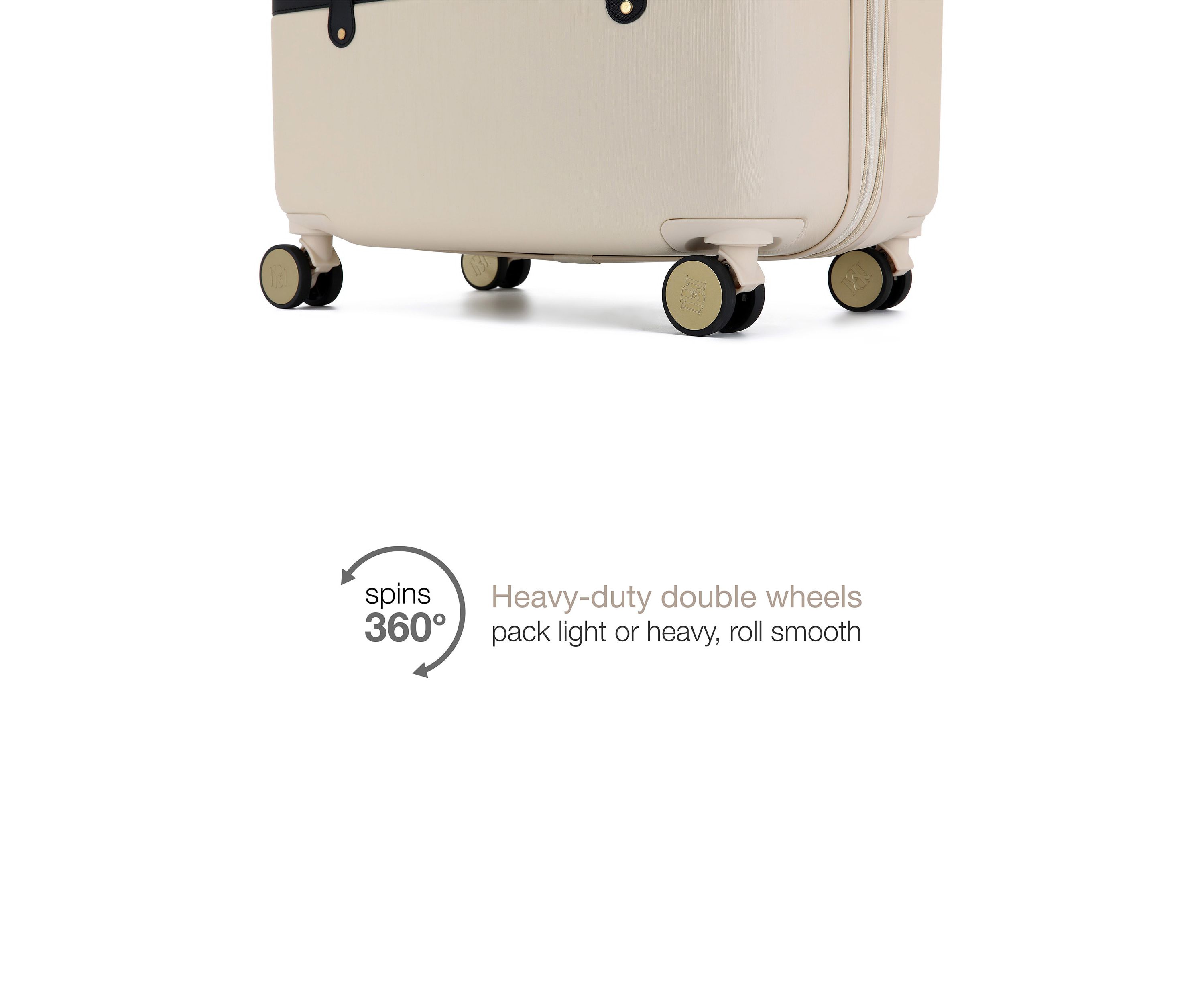 Grace 3 Piece Expandable Retro Luggage Set