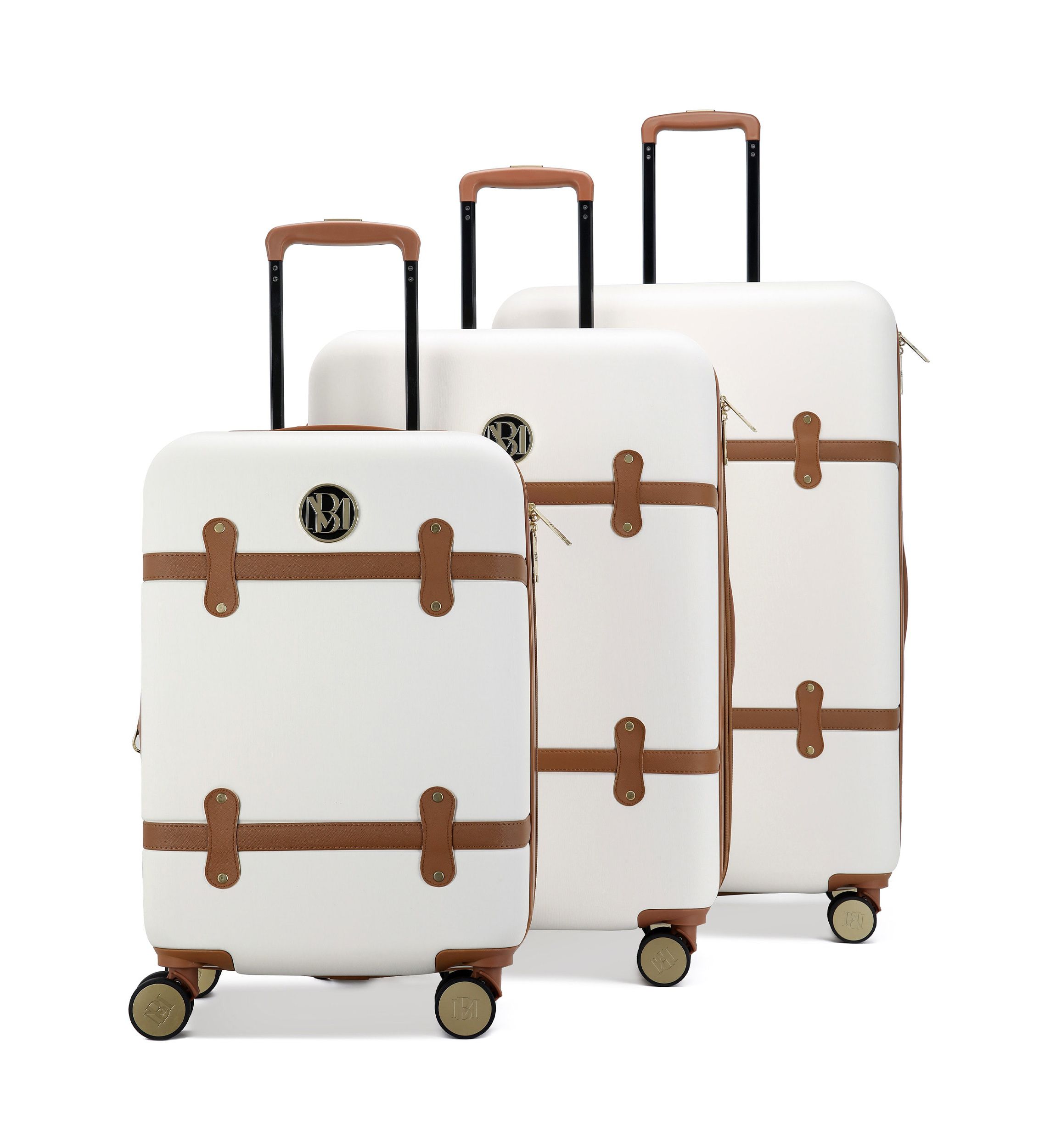 Grace 3 Piece Expandable Retro Luggage Set