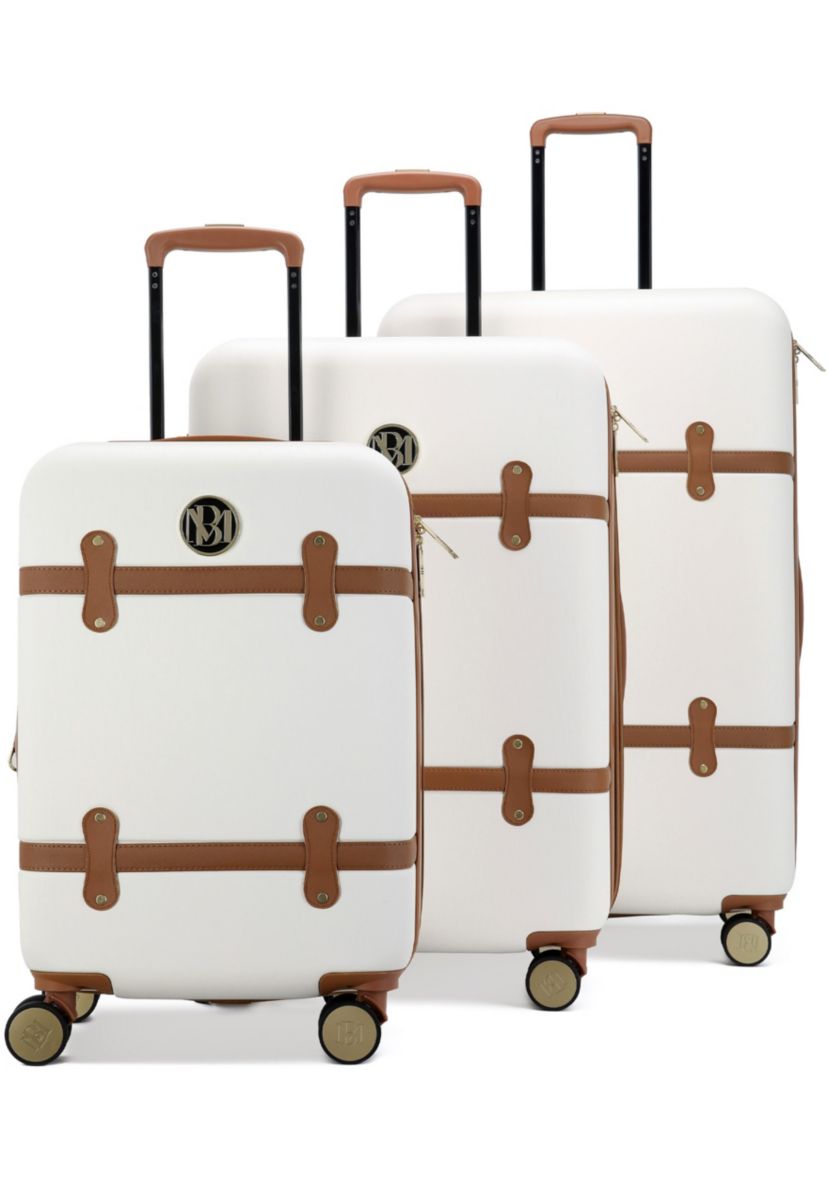 Grace 3 Piece Expandable Retro Luggage Set