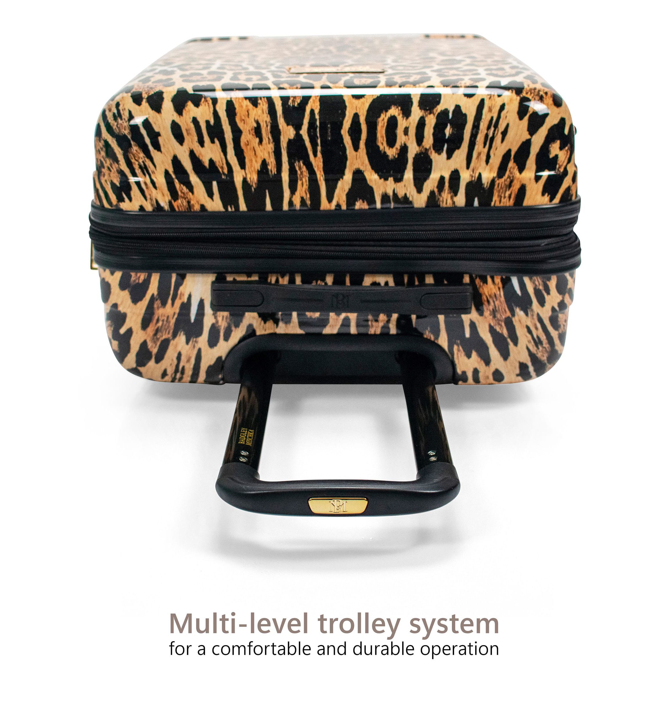 Leopard 3 Piece Expandable Luggage Set